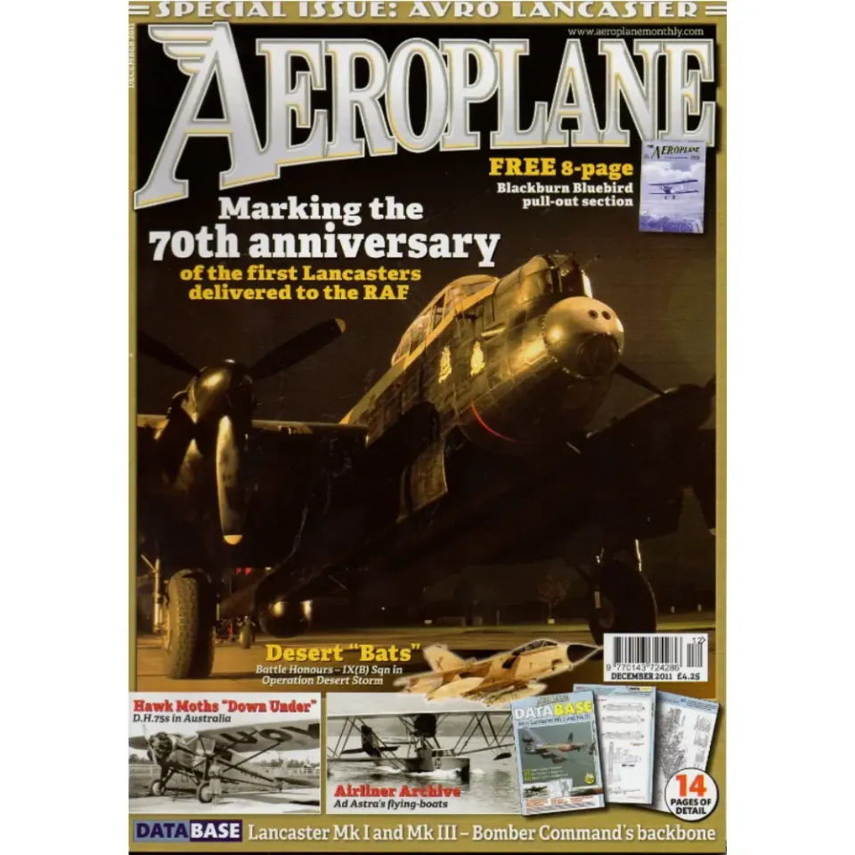 Aeroplane Monthly december 2011 tidning lösnummer flyg