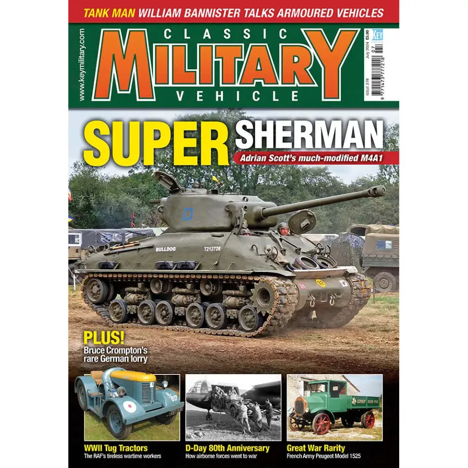 Classic Military Vehicle juli 2024 tidning lösnummer Sherman