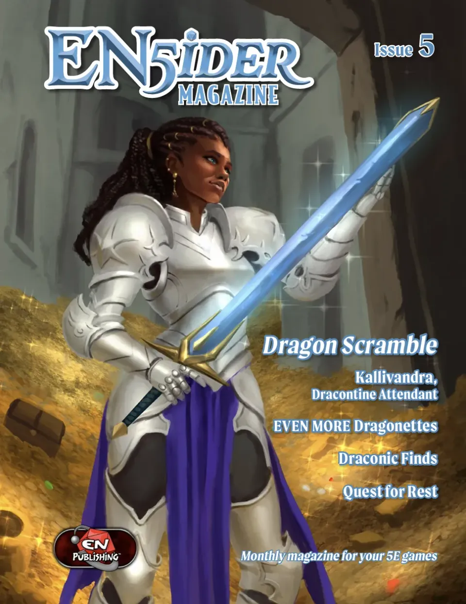 EN Publishing EN5ider Magazine 5 Dragons tidning pdf drakar