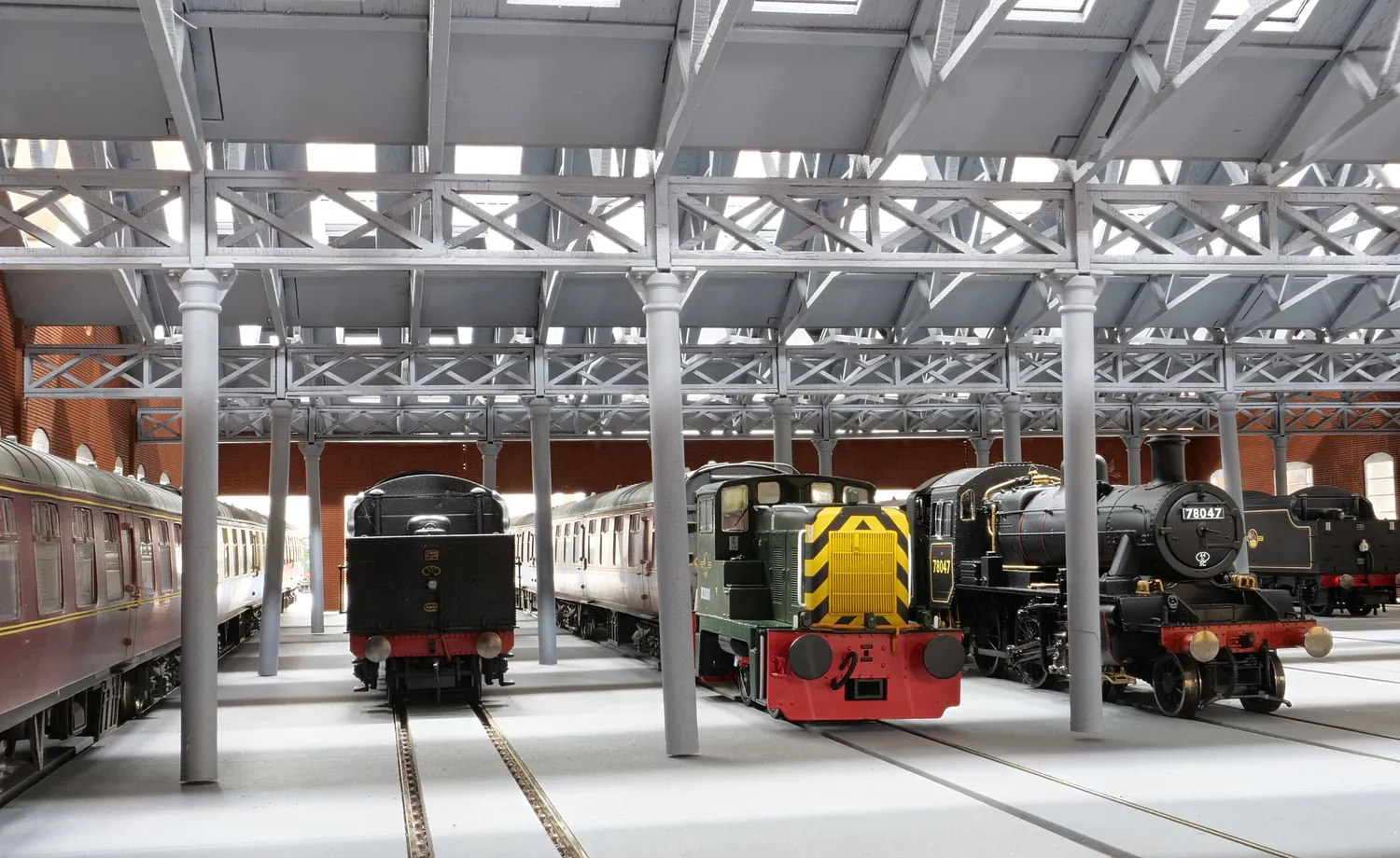 PJM Models Derby Works takförlängning byggsats OO