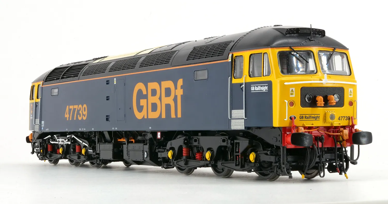 Cavalex Class 47 47739 lok GBRf blå DCC-ready