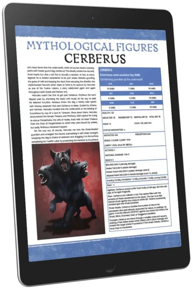 EN Publishing Cerberus monster PDF WOIN