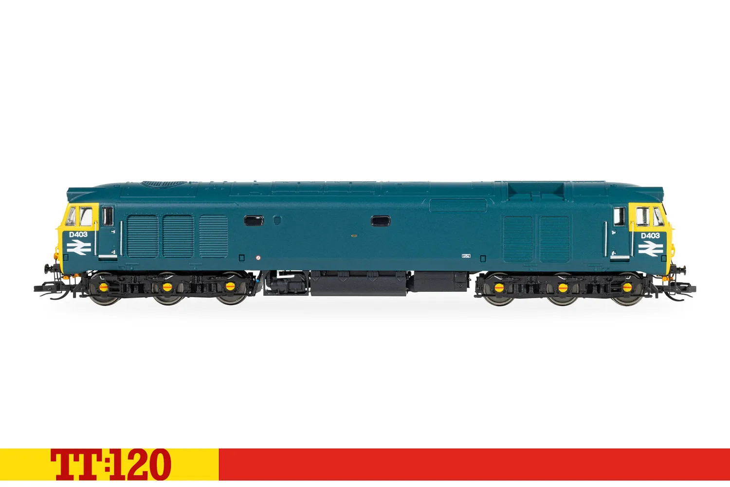 Hornby TT:120 Class 50 D403 diesellok BR blue