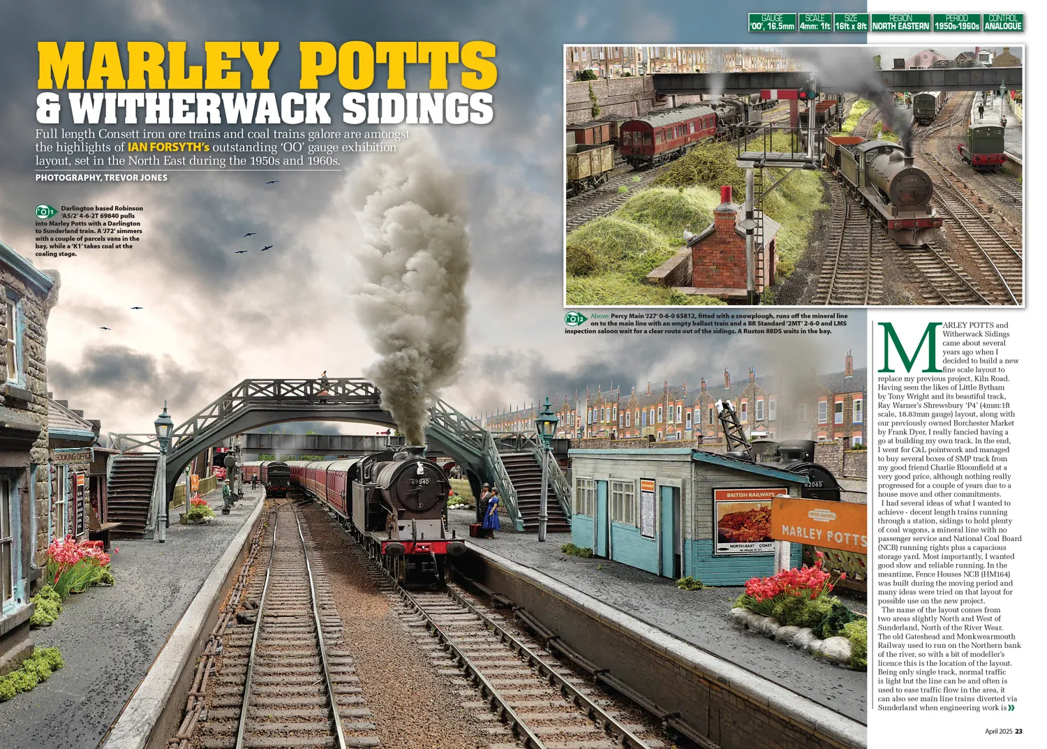 Hornby Magazine april 2025 tidning modelljärnväg