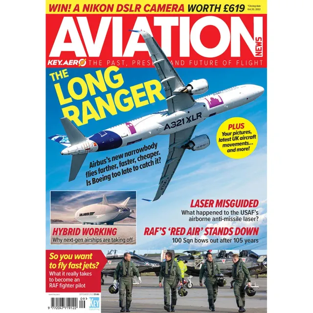 Aviation News September 2022 tidning lösnummer militärflyg