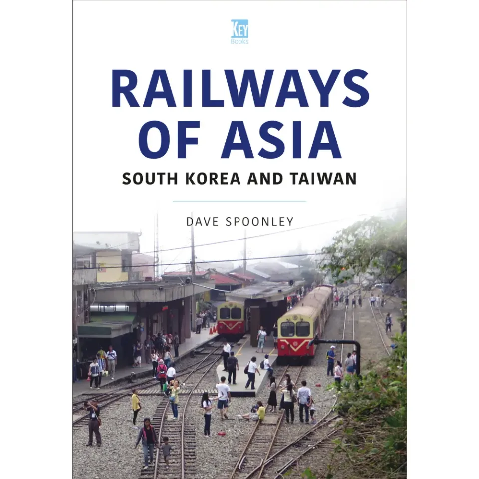 Key Books Railways of Asia Sydkorea Taiwan bok 96 sidor