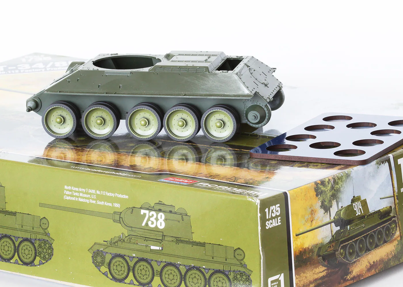 ROSSAGRAPH QuickWheel QW-159 T-34/85 målmask 1:35 Academy