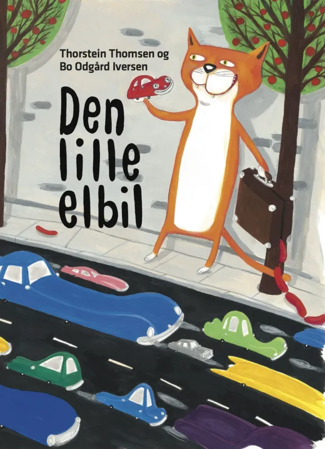 ABC Forlag Den lille elbil barnbok rim 3-7 år