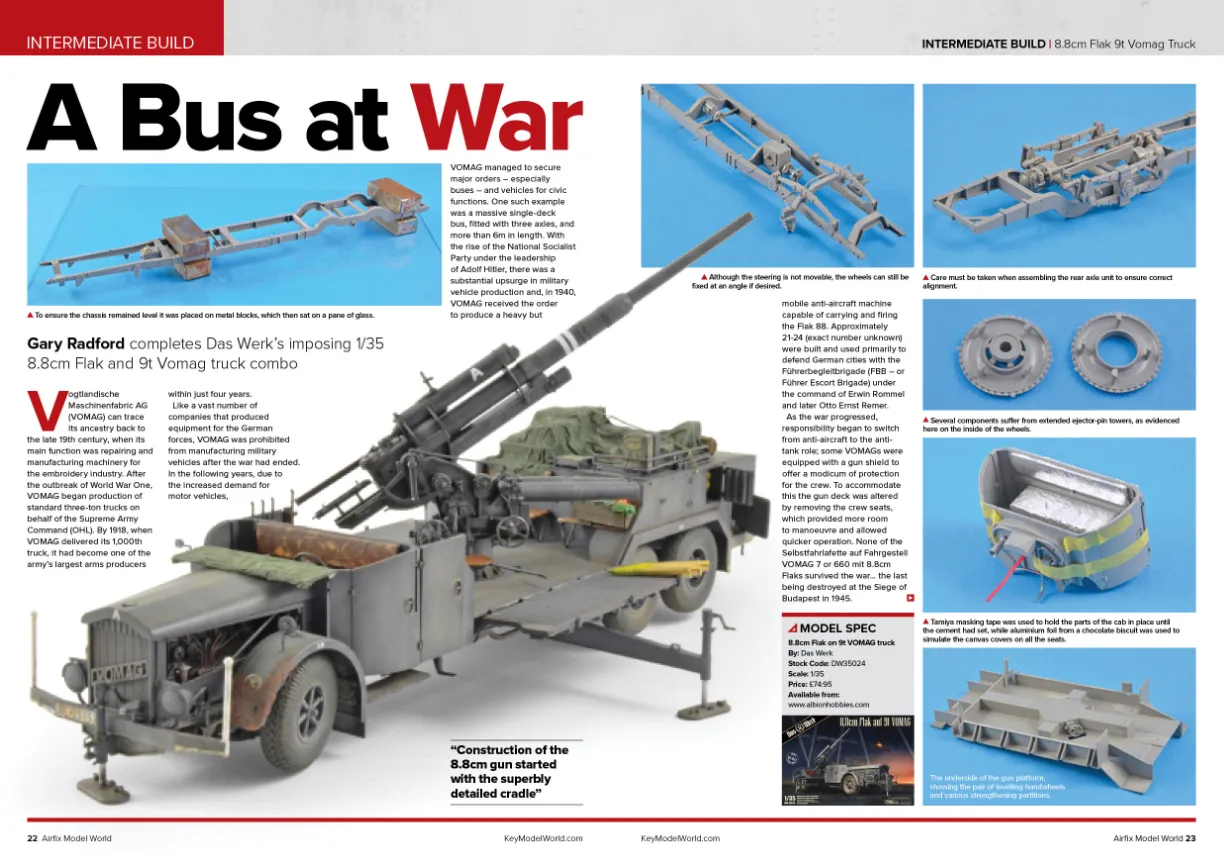 Airfix Model World January 2025 tidning modellbygge