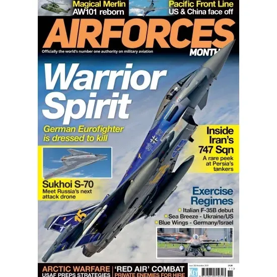 Why we love Taylor Swi AirForces Monthly Nov 2020 tidning