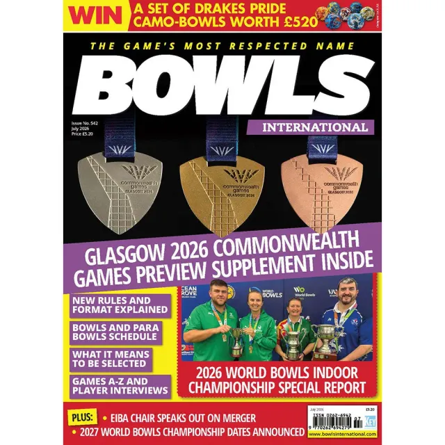 Bowls International July 2026 tidning läsexemplar