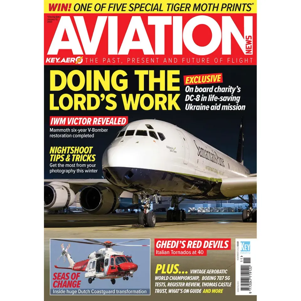 Aviation News november 2022 tidning flyghistoria