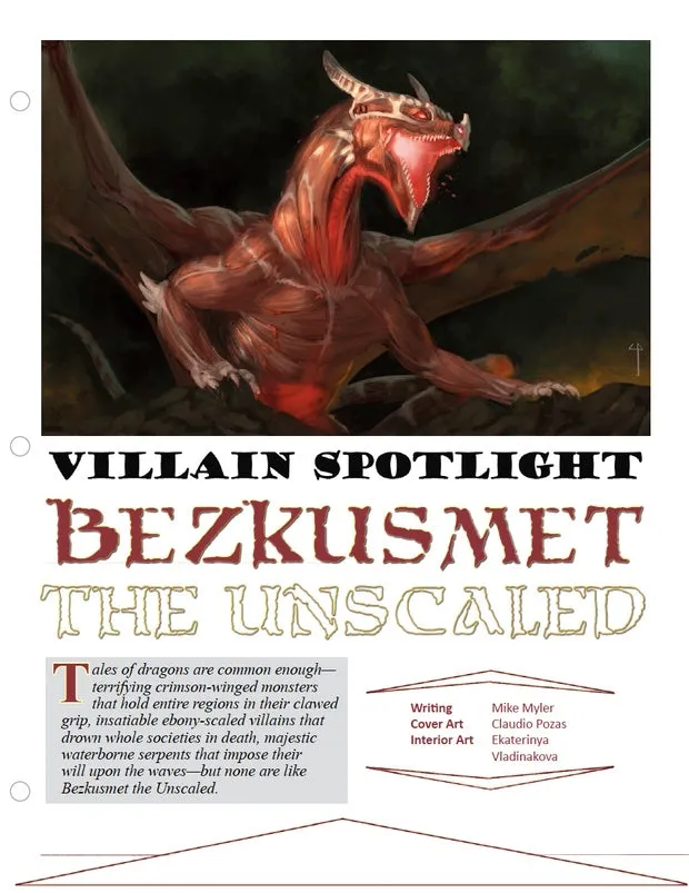 EN Publishing Bezkusmet the Unscaled WOIN rollspel PDF drake