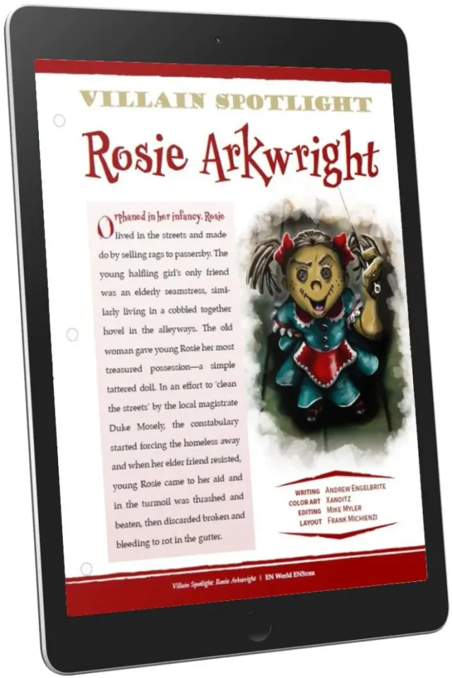 EN Publishing Villain Spotlight Rosie Arkwright PDF skurk odöd