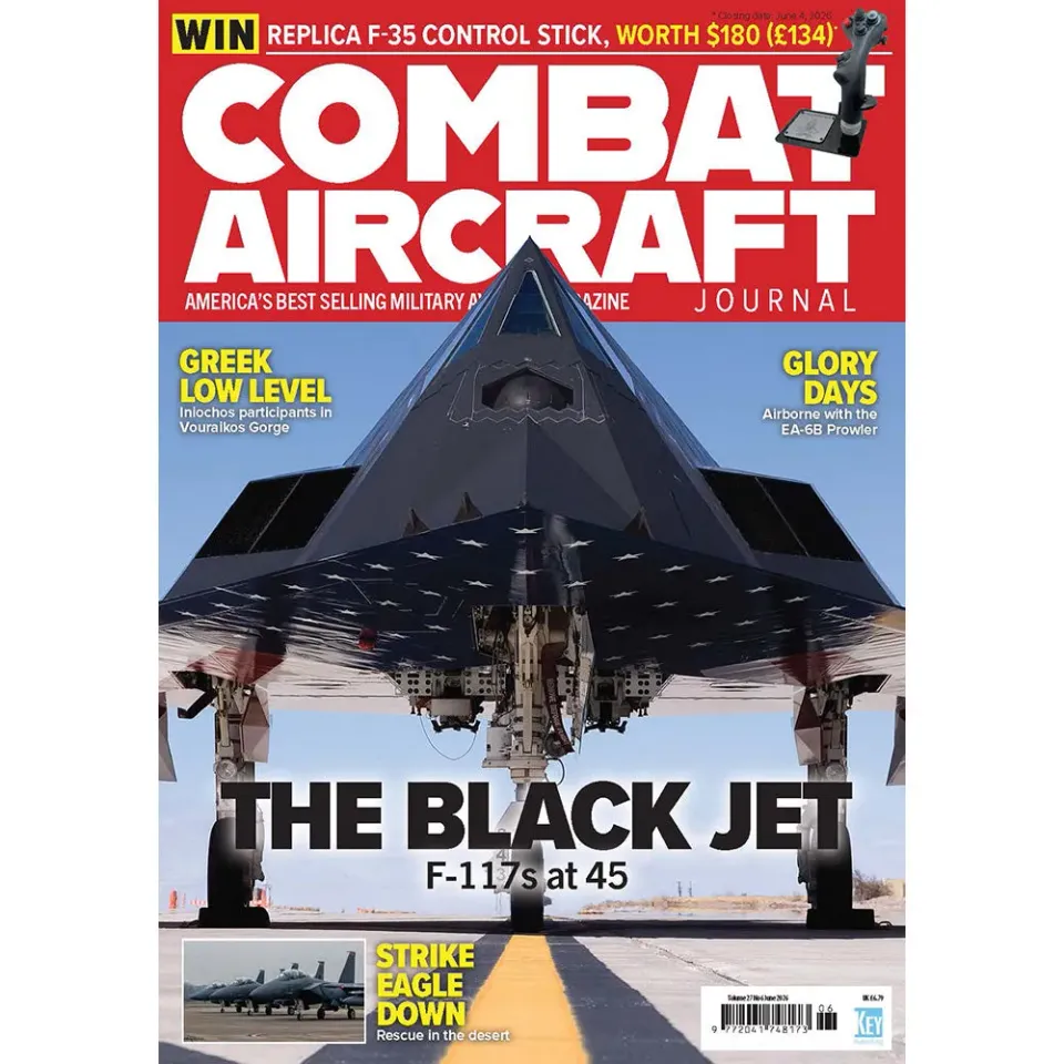 Combat Aircraft Journal juni 2026 tidning F-117