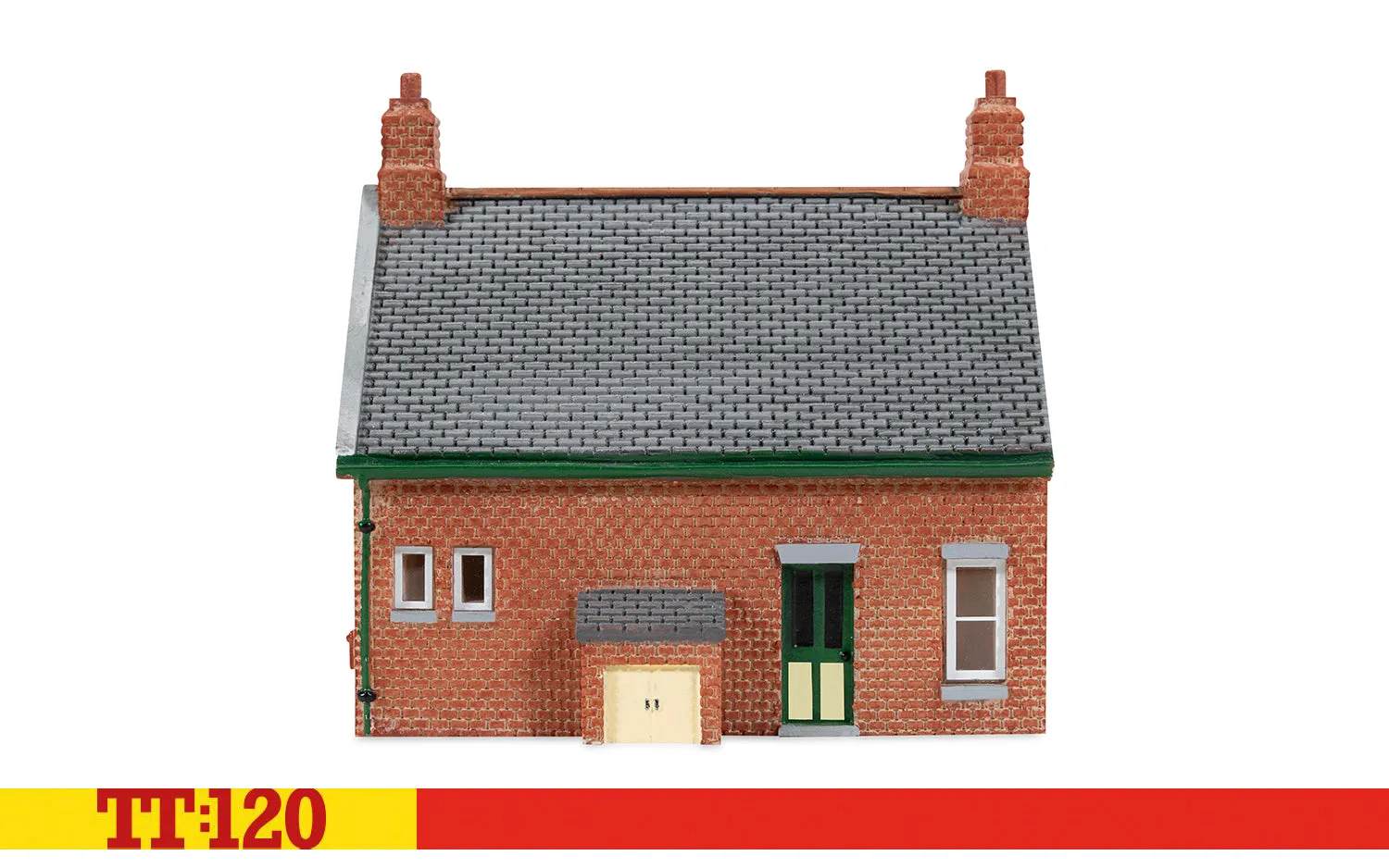 Hornby TT:120 Station Waiting Room modellhus rött tegel