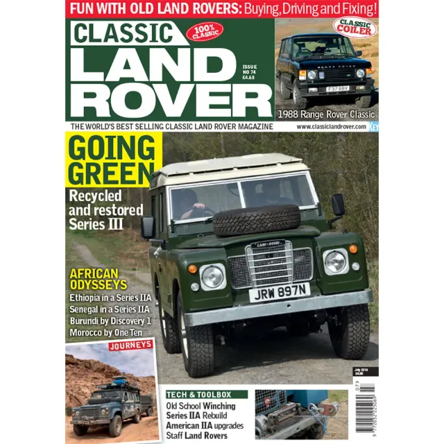 Why we love Taylor Swi Classic Land Rover juli 2019 tidning Series III