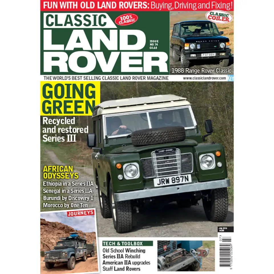 Why we love Taylor Swi Classic Land Rover juli 2019 tidning Series III