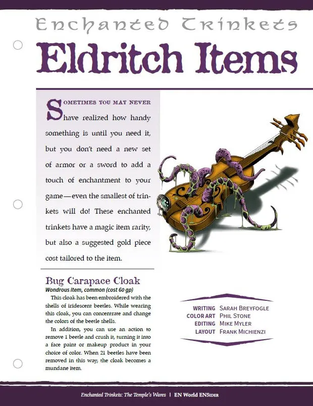 EN Publishing Enchanted Trinkets Eldritch Items D&D 5e pdf 20