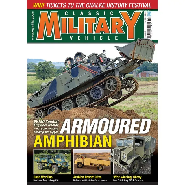 Classic Military Vehicle maj 2024 tidning militärfordon