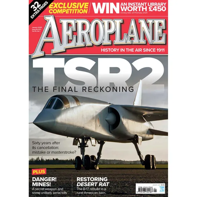 Aeroplane Monthly januari 2025 tidning TSR2 B-17