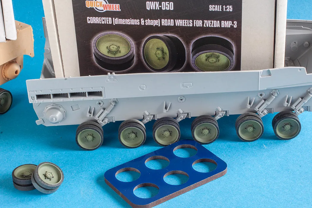 Rossagraph QuickWheel QWX-050 hjul BMP-3 1:35 Zvezda