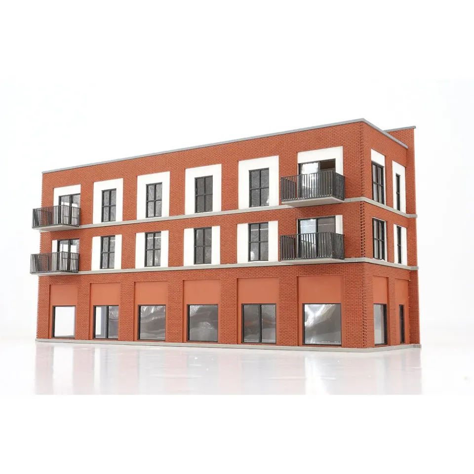 PJM Models MOD160 byggsats trevåningshus OO
