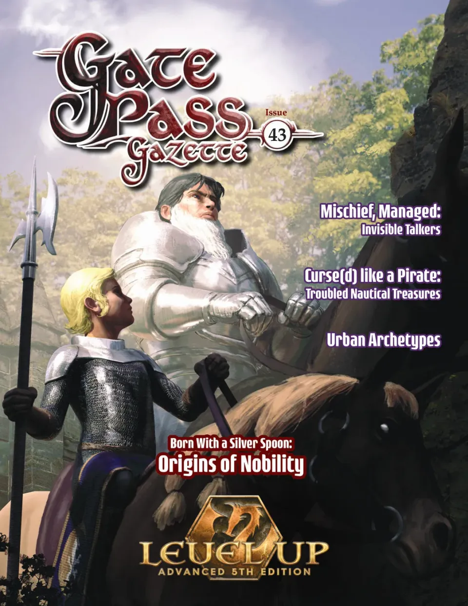 EN Publishing Gate Pass Gazette Issue #43 rollspelstidning softcover adel