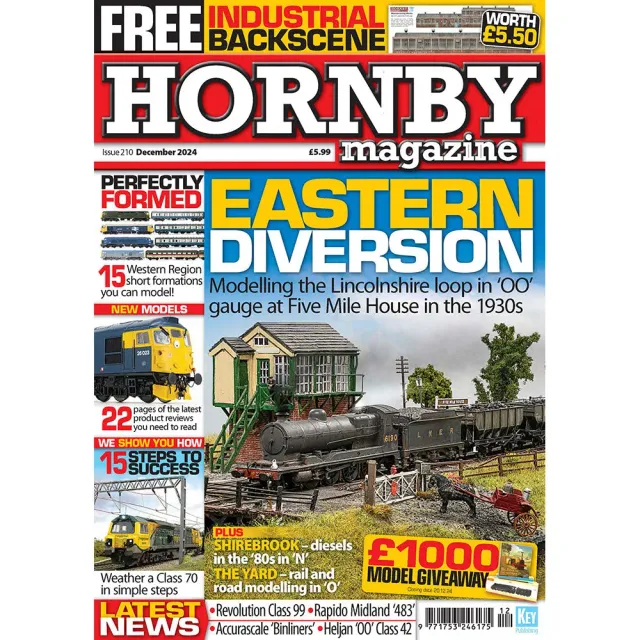 Hornby Magazine dec 2024 tidning lösnummer modelljärnväg