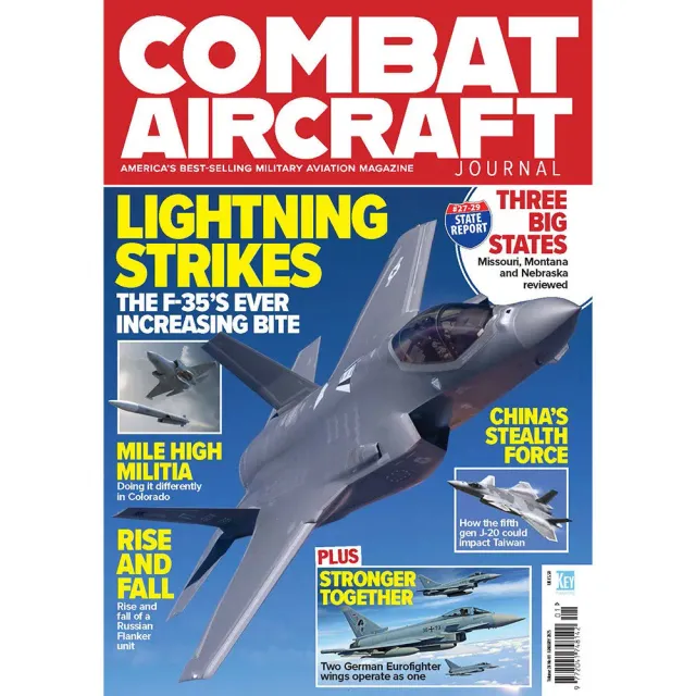 Combat Aircraft Journal januari 2023 tidning F-35