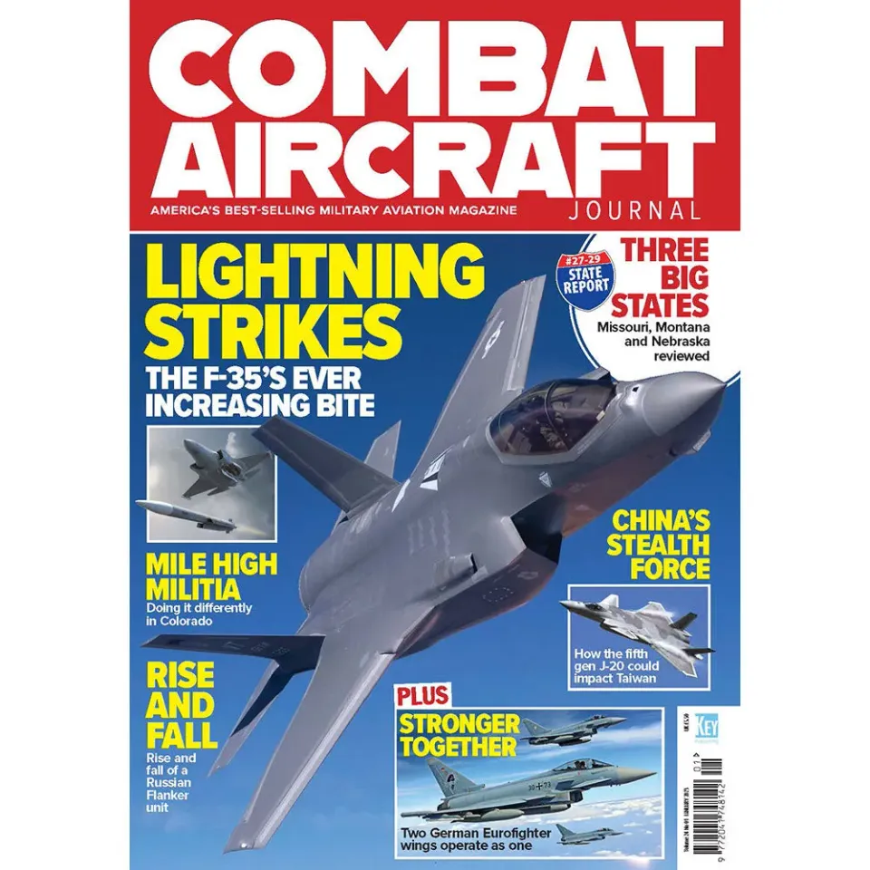 Combat Aircraft Journal januari 2023 tidning F-35