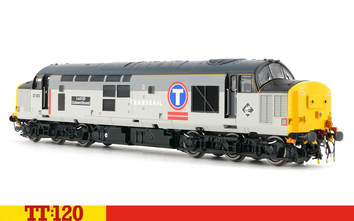 Hornby TT:120 Class 37 37413 diesellok Transrail