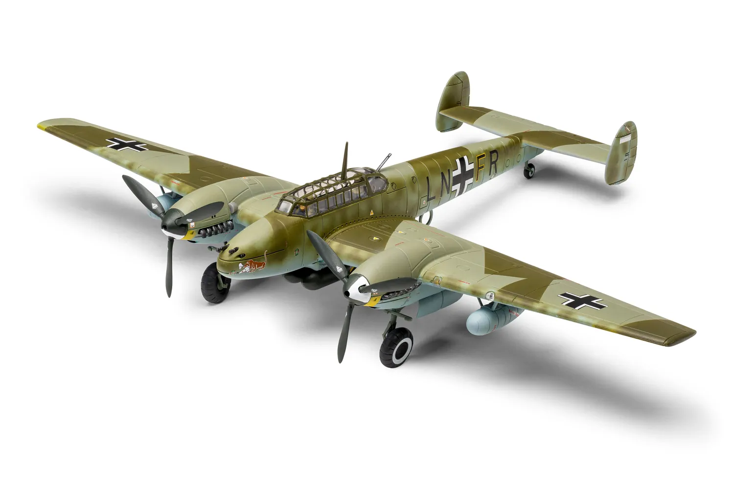 Airfix Messerschmitt Bf110E E-2 TROP modellbyggsats 1:72
