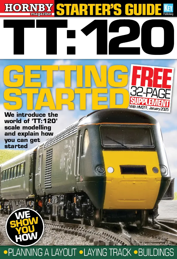 Hornby Magazine januari 2025 tidning TT:120