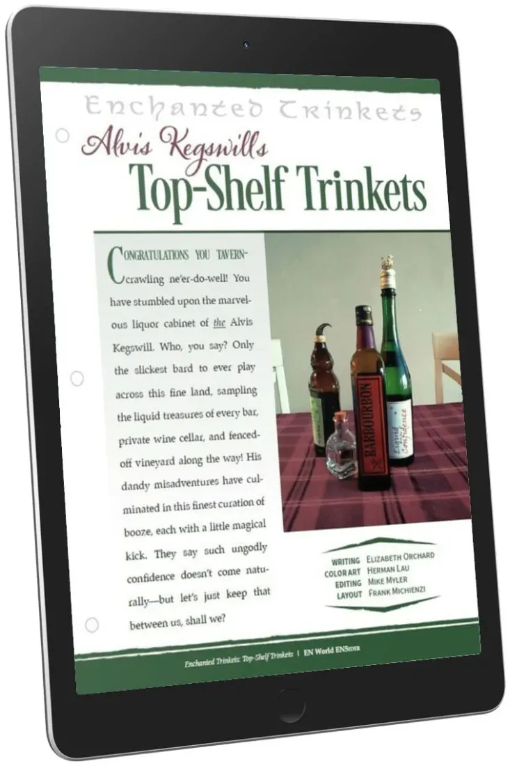 EN Publishing Enchanted Trinkets Top-Shelf dryck PDF