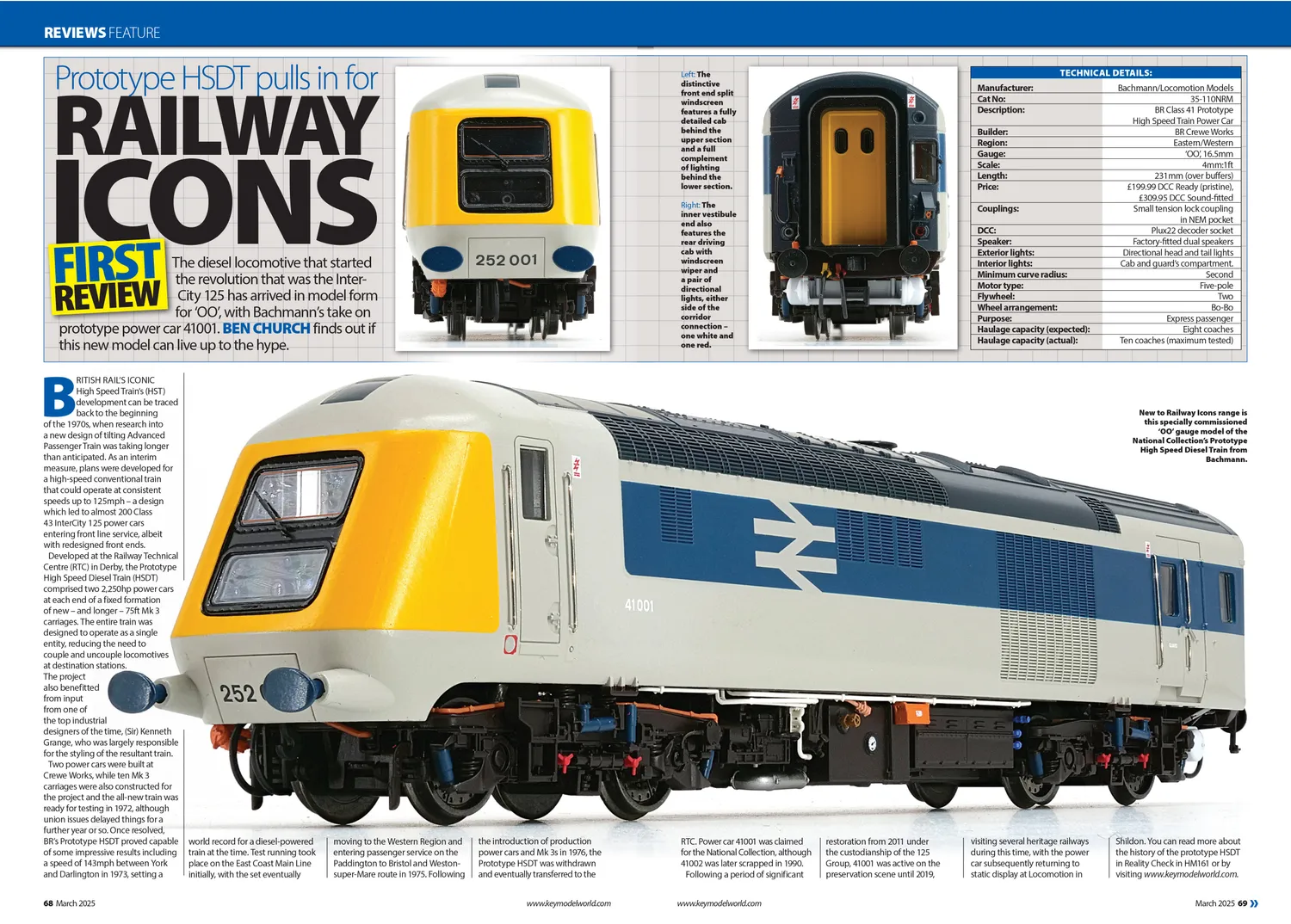Hornby Magazine mars 2025 tidning modelljärnväg Skottland