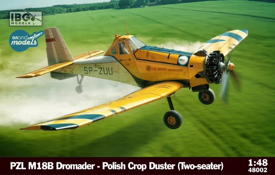 ROSSAGRAPH 48002 PZL M18 Dromader byggsats 1:48 tvåsitsig
