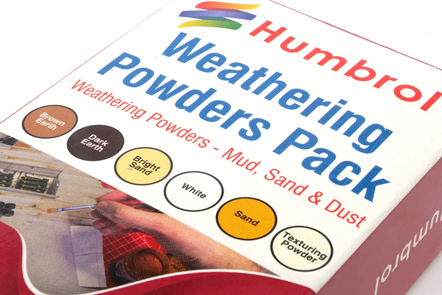 Humbrol Weathering Powders AV0021 vädringspulver 6-pack
