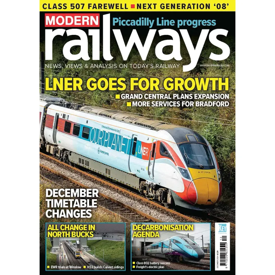 Modern Railways december 2024 tidning LNER