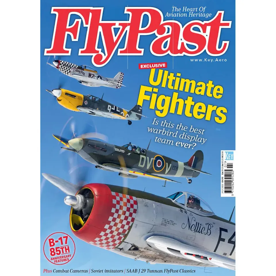 FlyPast juli 2020 tidning B-17 J 29 Tunnan