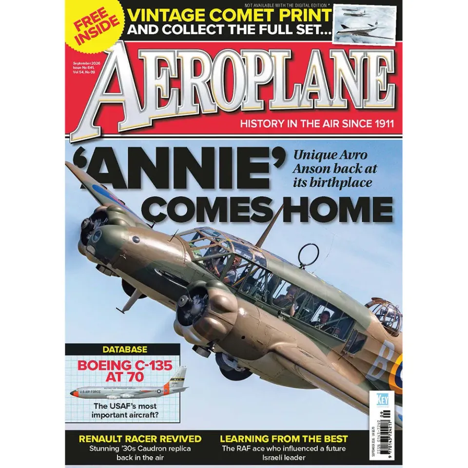 Aeroplane Monthly september 2026 tidning Anson