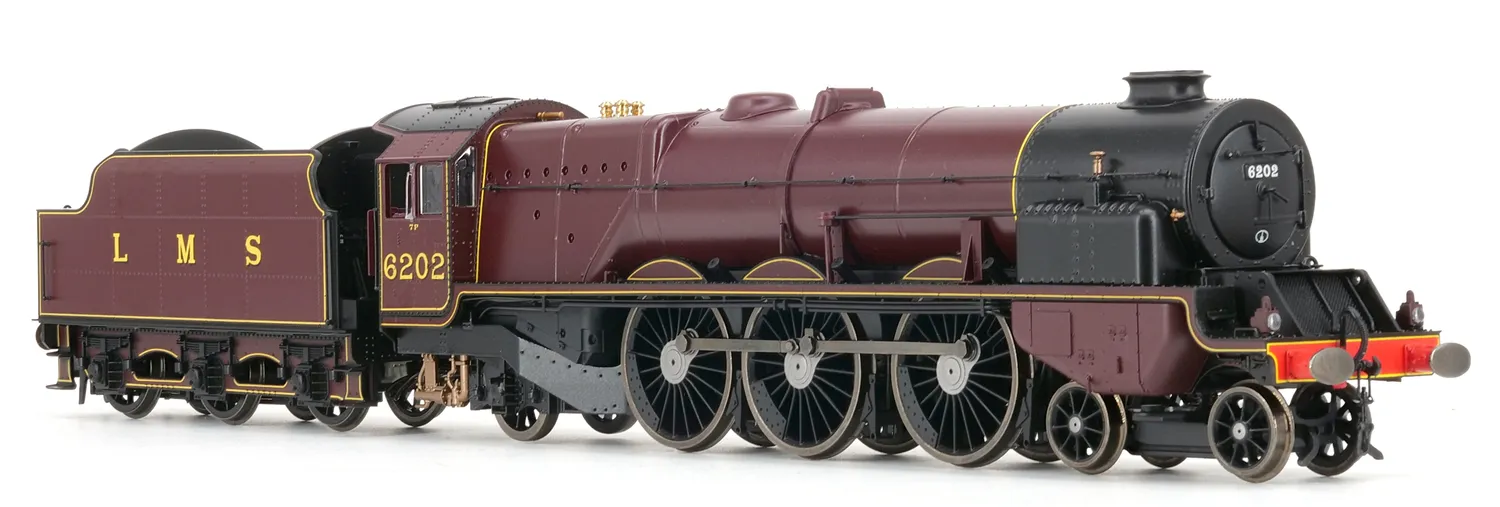Hornby LMS Turbomotive 6202 modellok OO DCC