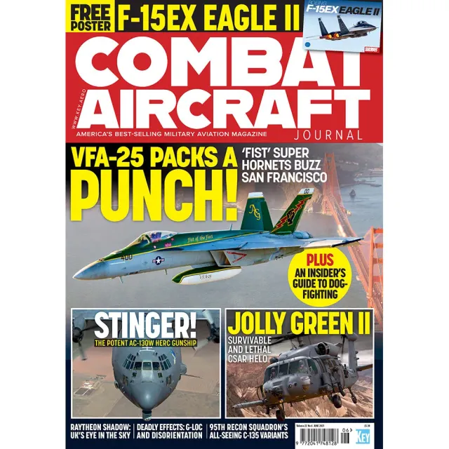 Combat Aircraft Journal juni 2021 tidning AC-130W