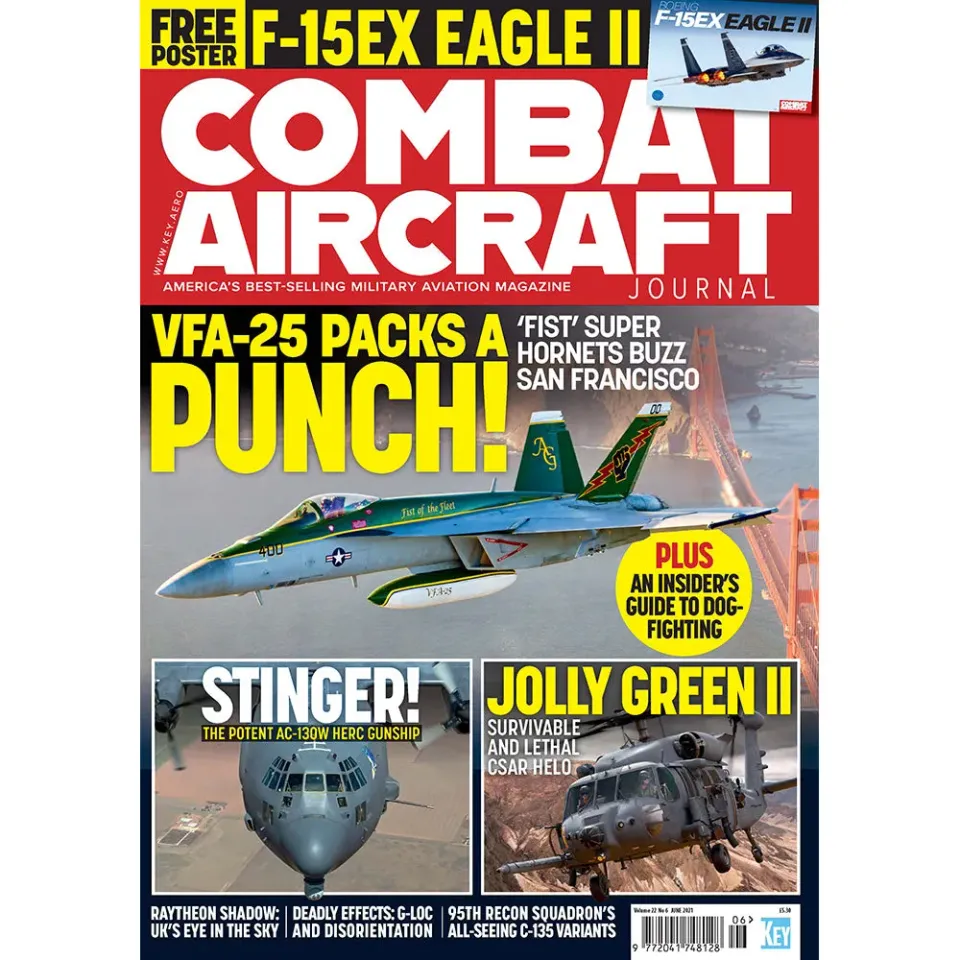 Combat Aircraft Journal juni 2021 tidning AC-130W