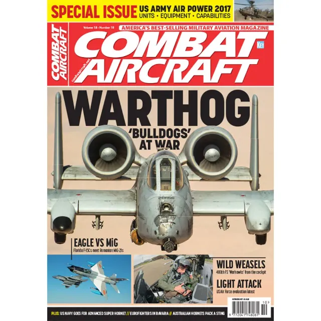 Combat Aircraft October 2017 tidning lösnummer