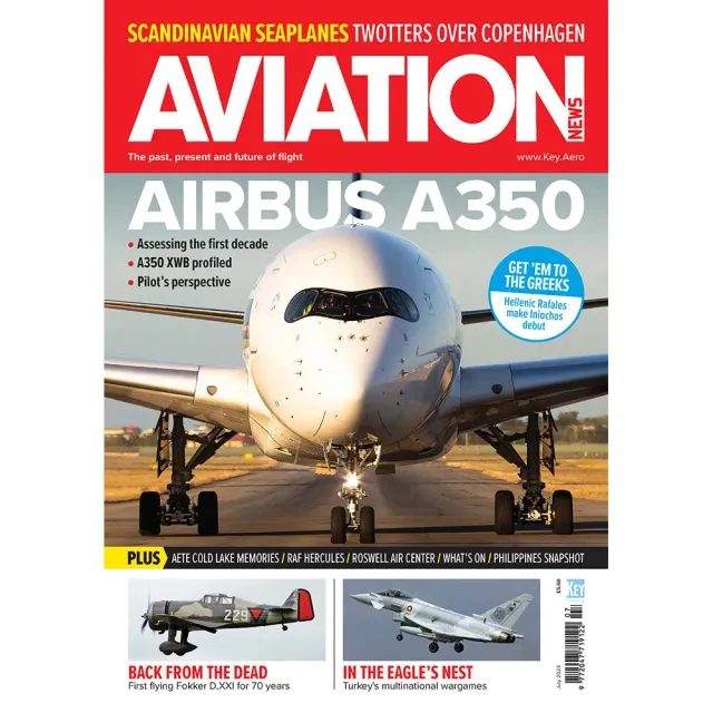 Aviation News tidning juli 2023 lösnummer