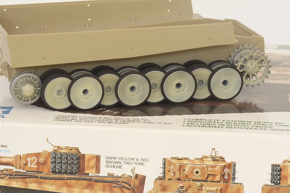 ROSSAGRAPH QuickWheel QW-025i Tiger I målmask 1:35 Tamiya