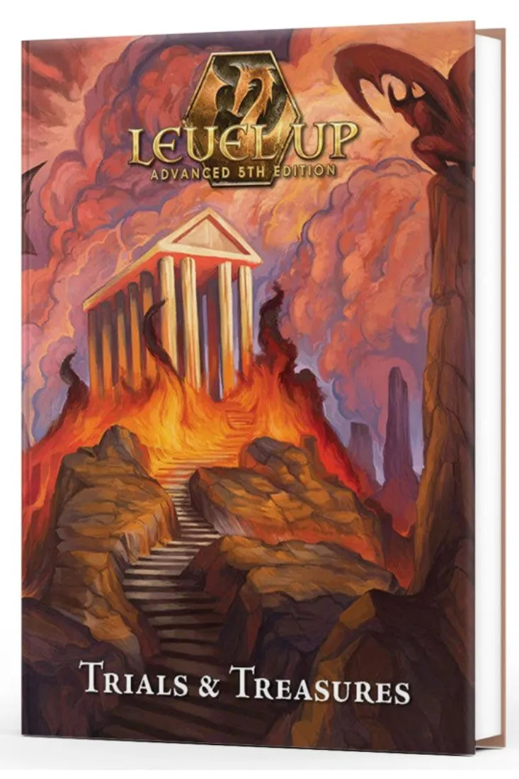 EN Publishing Level Up Trials & Treasures rollspelsbok inbunden+PDF magi
