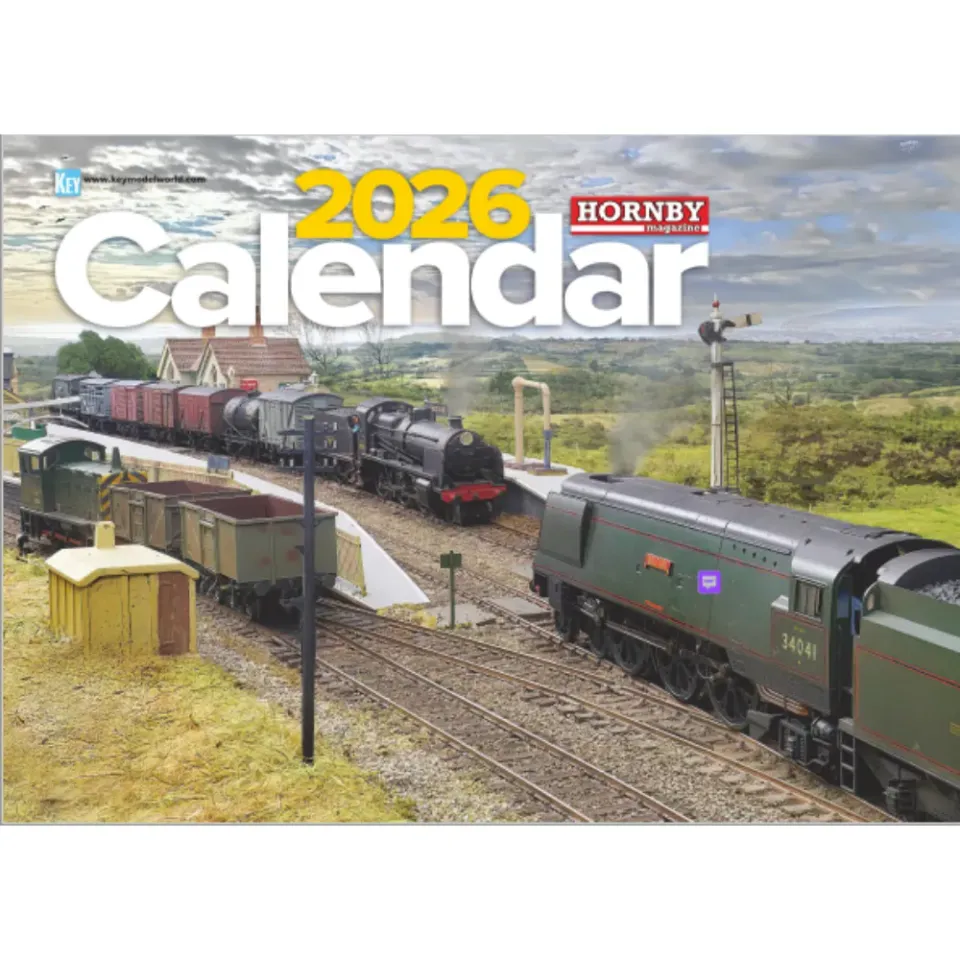 Hornby Magazine kalender 2026 väggkalender 12 bilder