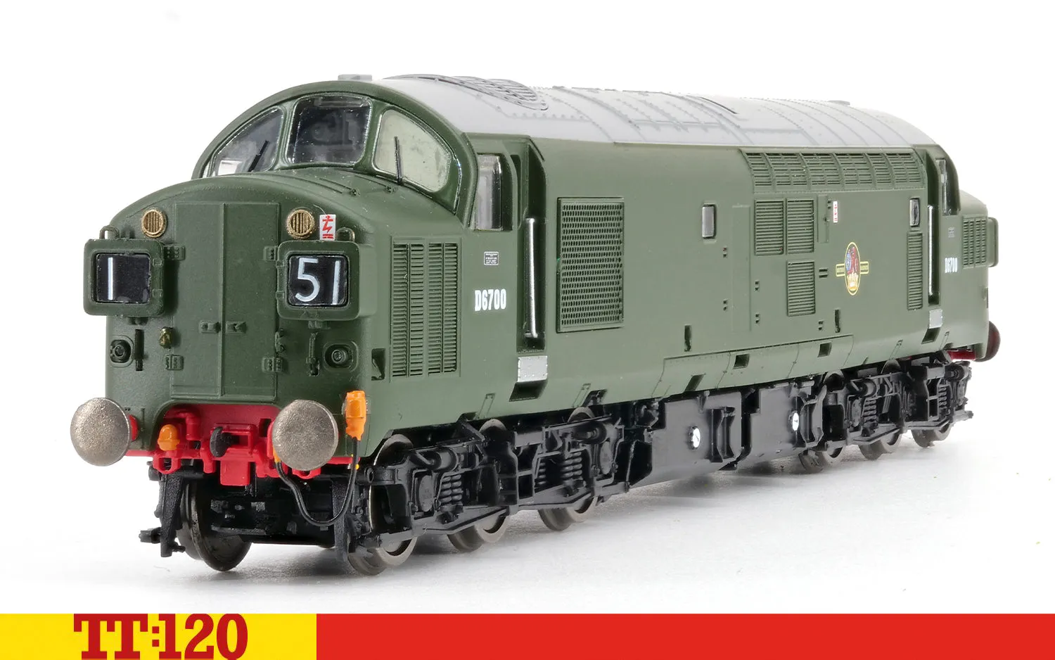 Hornby TT:120 Class 37 D6700 modellok BR-grönt